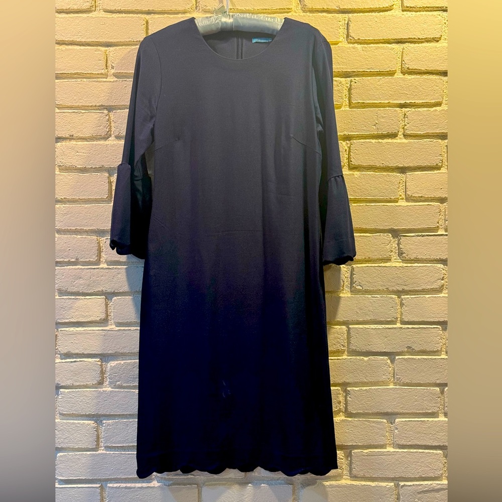 J. Mclaughlin navy blue dress.